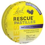 Bach Flower Essences Rescue Remedy Pastilles BlackCurrant