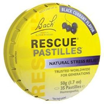 Bach Flower Essences Rescue Remedy Pastilles BlackCurrant