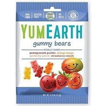 Yum Earth Gummy Bears Assorted Flavours 20g