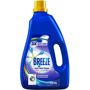 Breeze Anti-Bacterial And Colour Protect Liquid Detergent 3.8kg