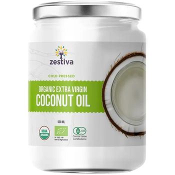 Zestiva Organic Coconut Oil Extra Virgin Cold Pressed 500ml