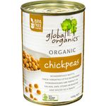 Global Organics Chick Peas 400g