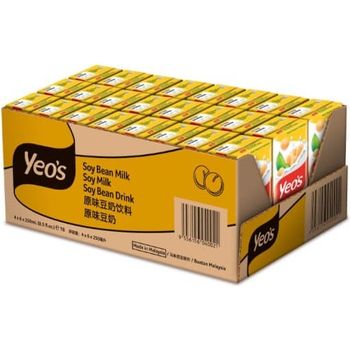 Yeos Soy Bean Milk 24 Packet X 250ml