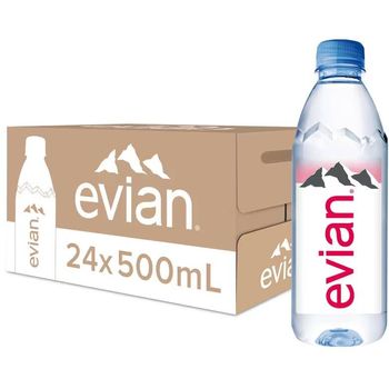 Evian Natural Mineral Water Pet 24 x 500ml