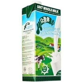 QBB Fresh UHT Whole Milk 1l