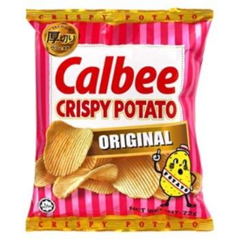 Calbee Crispy Potato Chips Original 72g