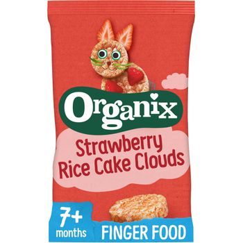 Organix - Rice Cakes, Strawberry Rice Cake Clouds (40g)