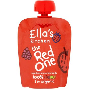 Ella's Kitchen Organic Pouches The Red One Squished Smoothie Fruits 90g