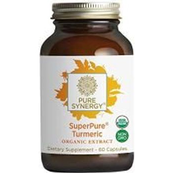 Pure Synergy Usda Organic Superpure Turmeric Extract 60 Capsules Triple Extract Wcurcumin Turmerones