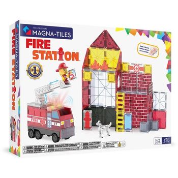 Magna-Tiles Fire Station