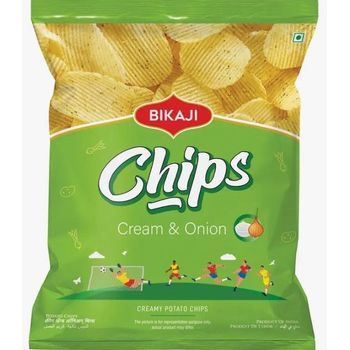Bikaji Chips Cream And Onion 40g