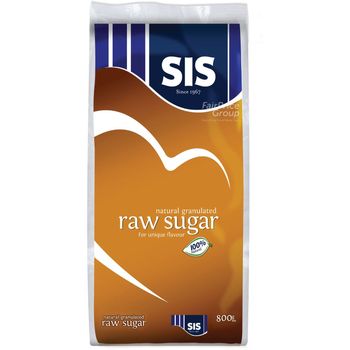 Sis Raw Sugar Natural Granulated 800g