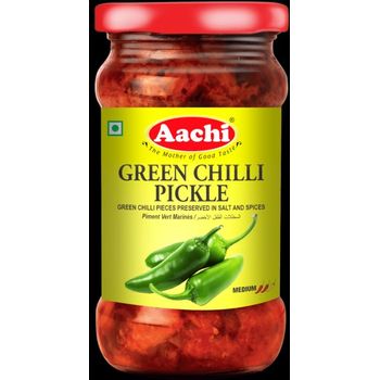 Aachi Green Chilli Pickle 300g