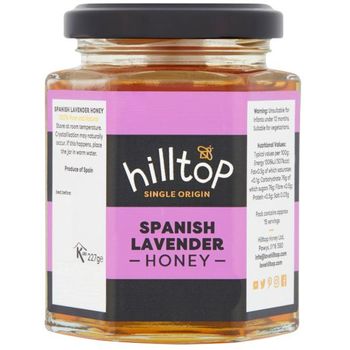 Hilltop Organic Raw Lavender Honey 227g