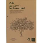 Besform A4 Recycled Lecture Pad 70gsm, 200 pages (Pack of 5)