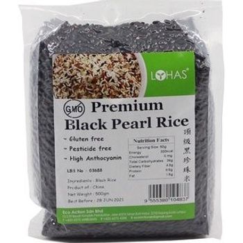 Lohas Black Pearl Rice 500g