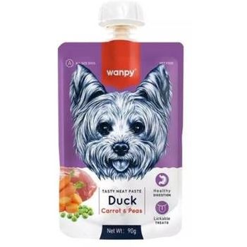 Wanpy Duck Meat and Carrot Pate Dog Treats 90g