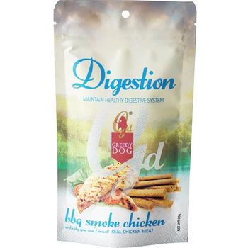 Greedy Dog Treats Digestion BBQ Smoke Chicken 80g