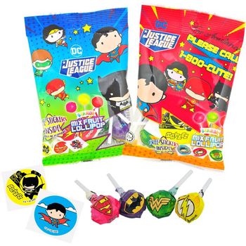 Justice League Fruit Lollipop 40g