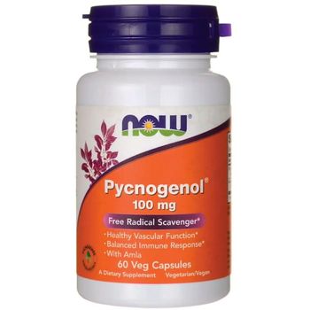 Now Foods Pycnogenol 100mg 60 Vegetarian Capsules