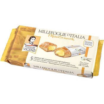 Vicenzi Mini Snack Pastry Cream 125g