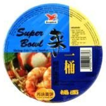 Unif Bowl Instant Noodles Artificial Shrimp Fish Flavour 108g