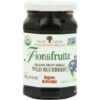 Fiordifrutta Rigoni Di Asiago Organic Fruit Spread Wild Blueberry 250g