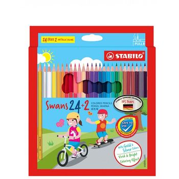 Swan 24 Colour Pencil