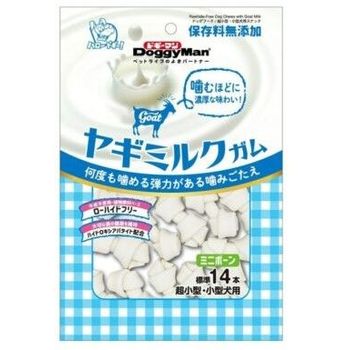 DoggyMan Rawhide-Free Mini Goat Milk Dog Chews 14pcs 140g