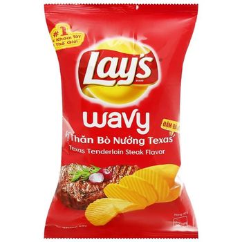 Lay's Wavy Texas Grilled Beef Tenderloin Flavor 90g