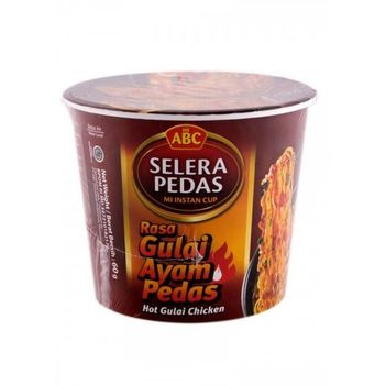 ABC Selera Spicy Instant Noodle Cup Spicy Chicken Curry Noodles 60g