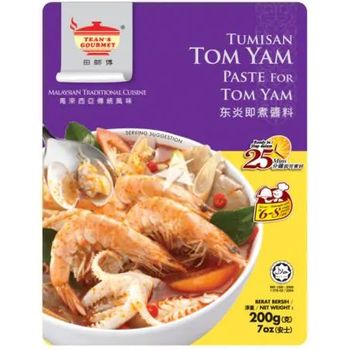 Tean's Gourmet Tumisan Tom Yam Paste For Tum Yam 200g