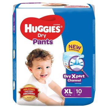 Huggies Dry Pants Regular XL 10pcs