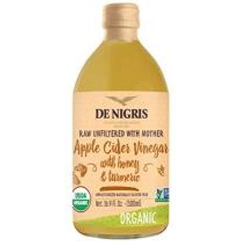 De Nigris Organic Apple Cider Vinegar With Honey Turmeric 500ml