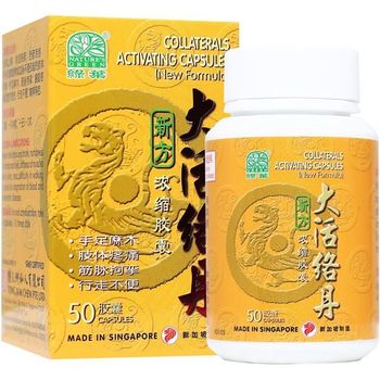 绿叶大活络丹浓缩胶囊 Nature's Green Collaterals Activating Capsules - 50 Capsules