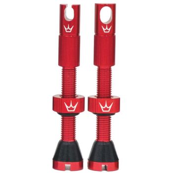 Peaty's X Chris King Mk2 Tubeless Valves 42mm Red