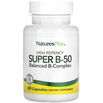 Nature’s Plus Super B-50, 60 Vegetarian Capsules 