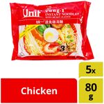 Unif Tung 1 Instant Noodles Packet Chicken 5 x 80g