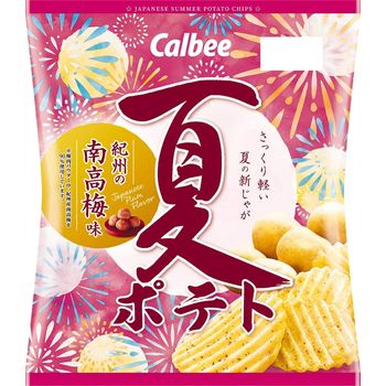 Calbee Summer Potato Kishu Nanko Plum Flavor 61g