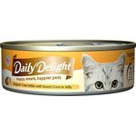 Daily Delight Jelly Skipjack Tuna with Sweet Corn Can Cat Food 80g x 48