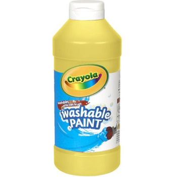 Crayola Washable Paint Yellow 500ml