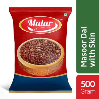 Malar Masoor Dal With Skin 500g