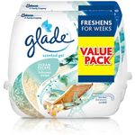 Glade Scented Gel Ocean Escape Pek Berkembar 180g
