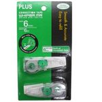 Plus Correction Tape Whiper Mini Roller WH-606R-2P