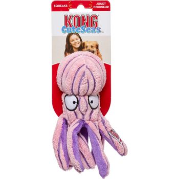 Kong Cuteseas Octopus Corduroy Plush Dog Toy For Small Dogs