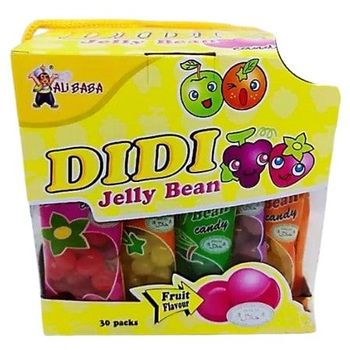 Ali Baba Didi Gula-gula Kacang Jeli Perisa Buah-buahan 30pcs 10g