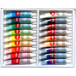 Omni Acrylic Colour Paint Set 12cc Tube, 12 / 18 Colours