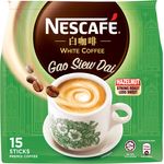 Nescafe Instant Spore White Coffee Gao Siew Dai Hazelnut 15 x 33g