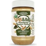 PB & Me Usda Organic Powdered Peanut Butter Keto Snack Gluten Plant Protein No Sugar Added 7 Ounce