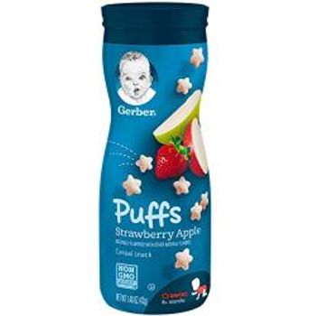 Gerber Graduates Puffs Strawberry Apple 40g
